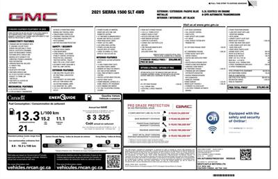 2021 GMC Sierra 1500 SLT  4x4 - Photo 14 - St Albert, AB T8N 3Z7