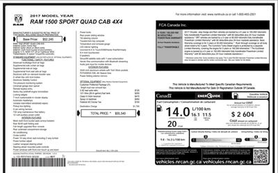 2017 RAM 1500 Sport 4x4 - Photo 12 - St Albert, AB T8N 3Z7