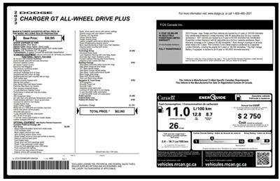 2023 Dodge Charger GT Plus Blacktop Sunroof  AWD - Photo 17 - St Albert, AB T8N 3Z7