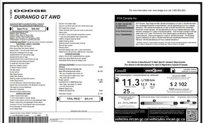 2017 Dodge Durango GT  AWD - Photo 16 - St Albert, AB T8N 3Z7