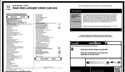 2022 RAM 3500 Laramie Diesel Sport  4x4 - Photo 10 - St Albert, AB T8N 3Z7