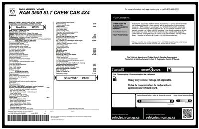 2018 RAM 3500 SLT Diesel 8ft Box 4x4 - Photo 14 - St Albert, AB T8N 3Z7