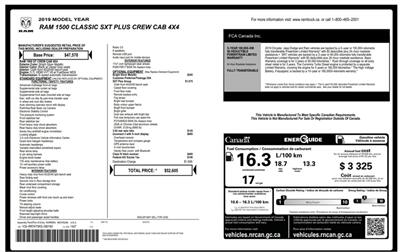 2019 RAM 1500 SXT  4x4 - Photo 17 - St Albert, AB T8N 3Z7