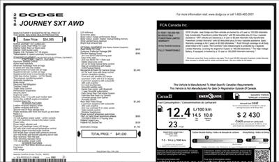 2018 Dodge Journey SXT  AWD - Photo 15 - St Albert, AB T8N 3Z7