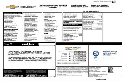 2023 Chevrolet Silverado 3500 High Country Diesel Z-71 4x4 - Photo 20 - St Albert, AB T8N 3Z7