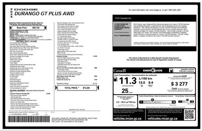 2024 Dodge Durango GT Plus Blacktop  AWD - Photo 19 - St Albert, AB T8N 3Z7