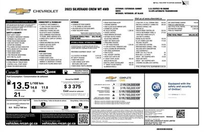 2023 Chevrolet Silverado 1500 Work Truck Z-71  4x4 - Photo 17 - St Albert, AB T8N 3Z7