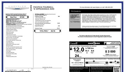 2023 Chrysler Pacifica Touring L Sunroof S package  AWD - Photo 26 - St Albert, AB T8N 3Z7