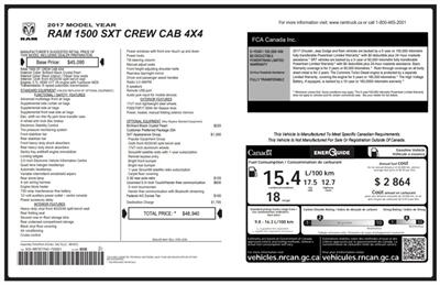 2017 RAM 1500 ST Crew Cab 5.7L  4X4 - Photo 16 - Edmonton, AB T5L 2J7