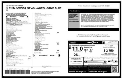 2023 Dodge Challenger GT Plus Blacktop Sunroof AWD - Photo 17 - Edmonton, AB T5L 2J7