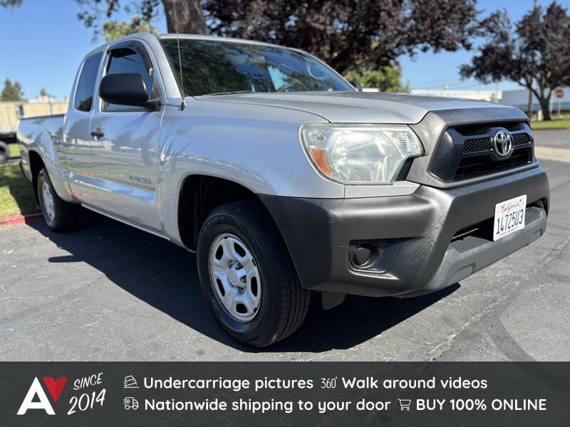 Silver 2012 Toyota Tacoma Access Cab SB Pickup Truck 4X2 5-Speed Manual