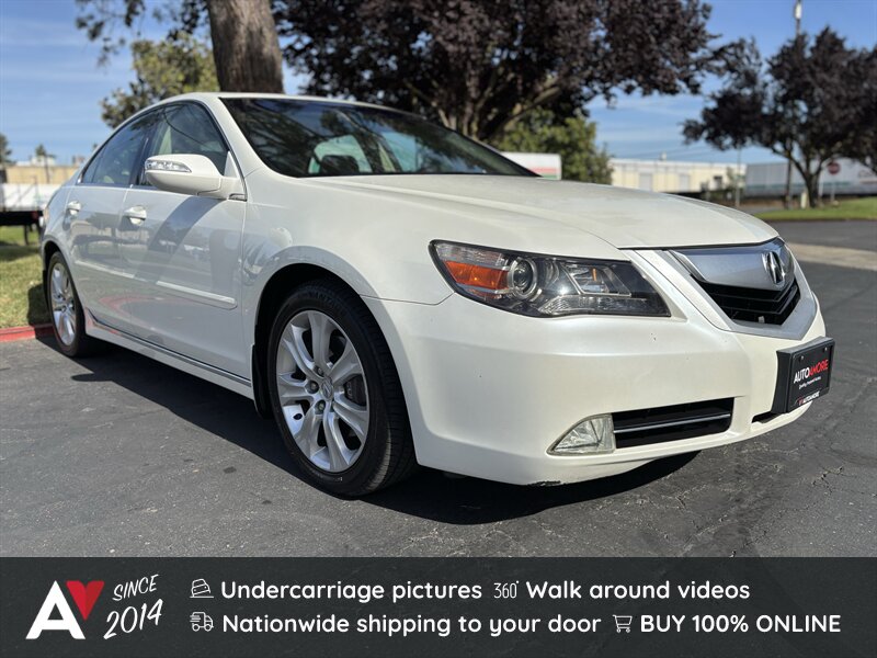 Alberta White Pearl 2010 Acura RL SH-AWD with Technology Package Sedan All-Wheel Drive Automatic