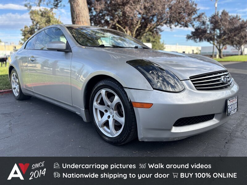 Gray (Diamond Graphite) 2004 INFINITI G35 Coupe Rear-Wheel Drive Automatic