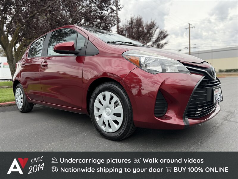Red (Ruby Flare Pearl) 2017 Toyota Yaris Hatchback Front-Wheel Drive Automatic
