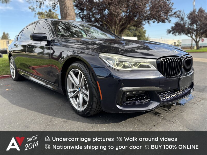 Imperial Blue Metallic 2017 BMW 7 Series Sedan Rear-Wheel Drive Automatic