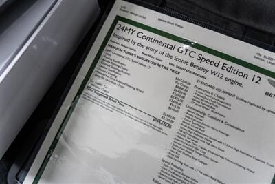 2024 Bentley Continental GTC Speed Edition 12   - Photo 50 - Nashville, TN 37217