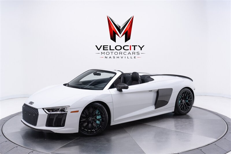 Ibis White 2017 Audi R8 Convertible All-Wheel Drive 7-Speed Automatic