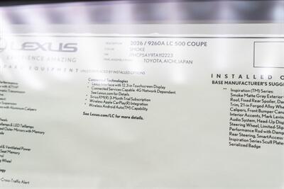 2026 Lexus LC 500 Inspiration Series   - Photo 116 - Nashville, TN 37217