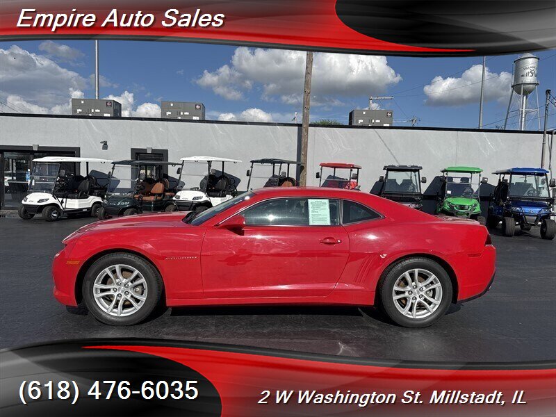 Red Rock Metallic 2014 Chevrolet Camaro Coupe Rear-Wheel Drive Automatic