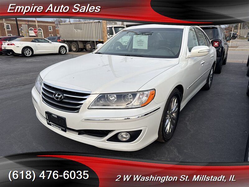 Porcelain White Pearl 2011 Hyundai Azera Sedan Front-Wheel Drive Automatic