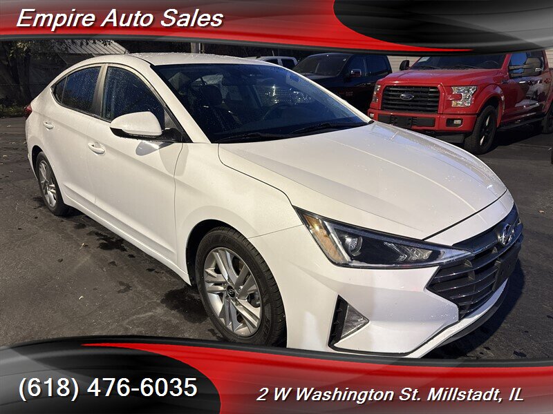 Quartz White Pearl 2020 Hyundai Elantra Sedan Front-Wheel Drive Automatic