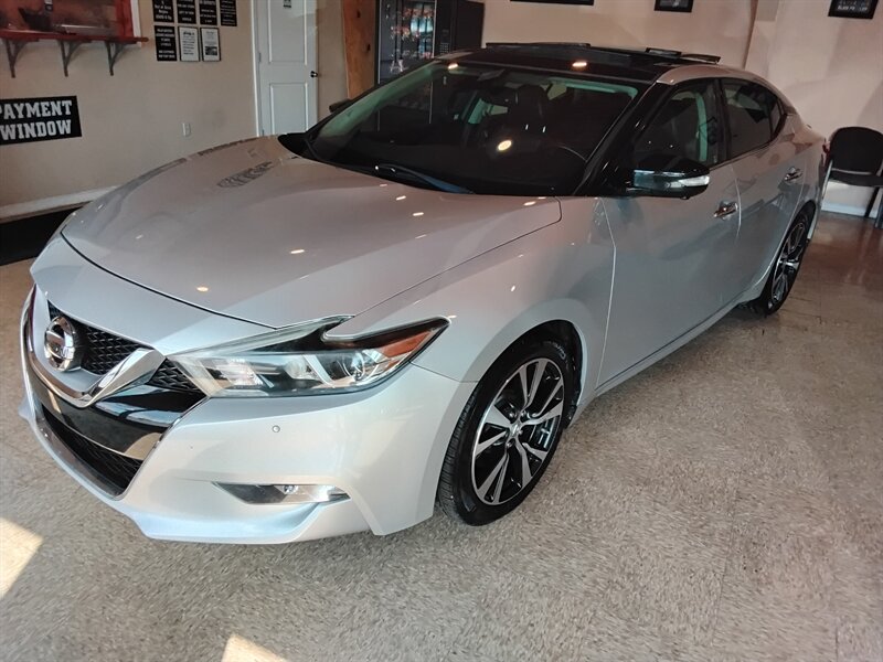 Brilliant Silver 2016 Nissan Maxima Sedan Front-Wheel Drive Automatic
