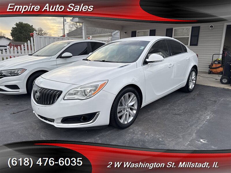 Summit White 2014 Buick Regal Sedan Front-Wheel Drive Automatic