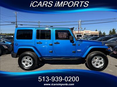 2015 Jeep Wrangler Unlimited Sahara  4WD LIFTED w/NAVI & BackUp Cam - Photo 4 - Fairfield, OH 45014