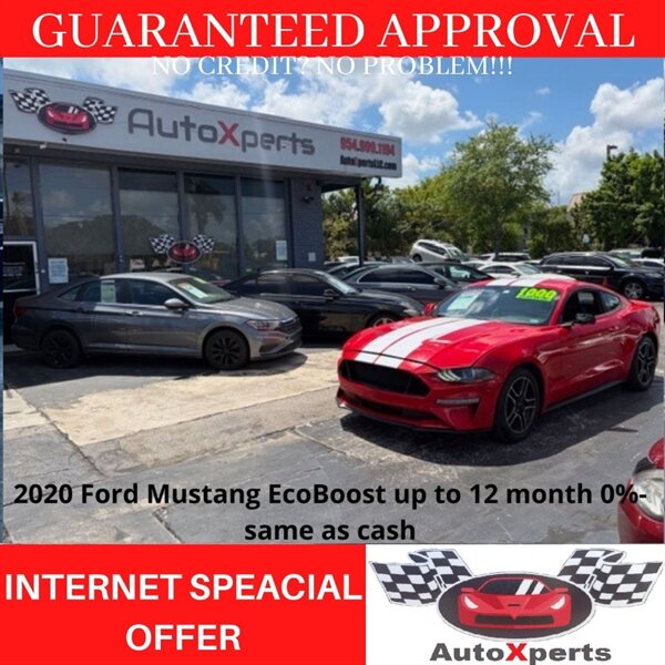 2020 Ford Mustang EcoBoost  up to 12 month 0%- same as cash - Photo 1 - Wilton Manors, FL 33311