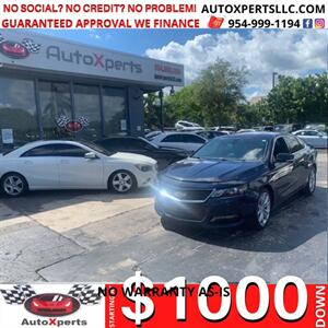 2019 Chevrolet Impala LT  Up To 12 MONTHS 0% - SAME AS CASH Sedan