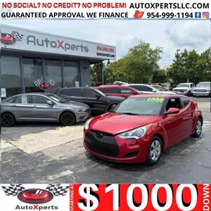 2016 Hyundai Velostar  Up to 12 months - Same as Cash 0% Interest Coupe