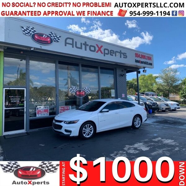 2018 Chevrolet Malibu LT  Up to 12 MONTHS SAME AS CASH - Photo 1 - Wilton Manors, FL 33311