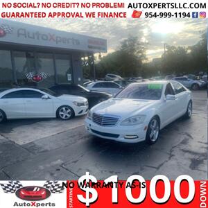 2012 Mercedes-Benz S 550  up to 12 month 0%- same as cash Sedan