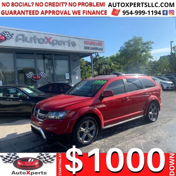 2017 Dodge Journey Crossroad Plus  Up to 12 MONTHS SAME AS CASH - Photo 1 - Wilton Manors, FL 33311