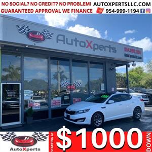 2013 Kia Optima EX  Up To 12 MONTHS SAME AS CASH Sedan