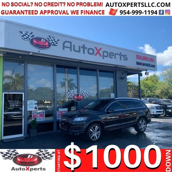 2013 Audi Q7 3.0T quattro Premium  Up To 12 MONTHS 0% - SAME AS CASH - Photo 1 - Wilton Manors, FL 33311