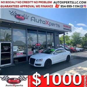 2012 Audi A5 2.0T quattro Premium  up to 12 month 0%- same as cash Coupe