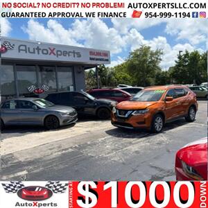 2017 Nissan Rogue S  Up To 12 MONTHS 0% - SAME AS CASH Wagon