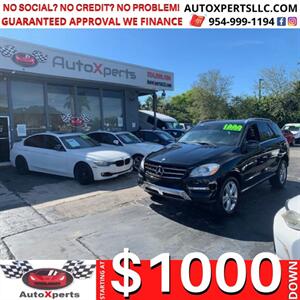 2012 Mercedes-Benz ML 350  Up To 12 MONTHS SAME AS CASH SUV