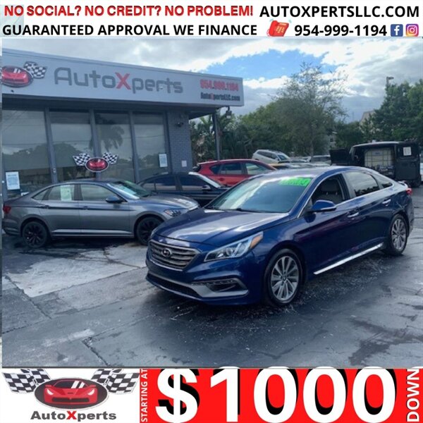 2017 Hyundai SONATA Sport  Up To 12 MONTHS SAME AS CASH - Photo 1 - Wilton Manors, FL 33311