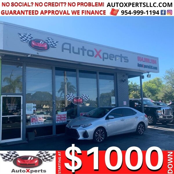 2017 Toyota Corolla SE Up To 12 MONTHS 0% - SAME AS CASH - Photo 1 - Wilton Manors, FL 33311