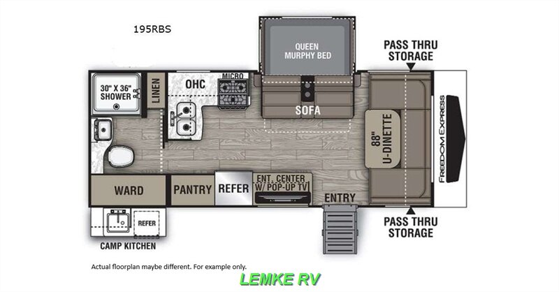 2021 Coachmen Freedom Express Ultra-Lite 195RBS   - Photo 4 - Rocklin, CA 95677