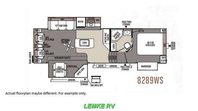 2016 Forest River Rockwood Signature Ultra Lite 8289WS   - Photo 4 - Rocklin, CA 95677