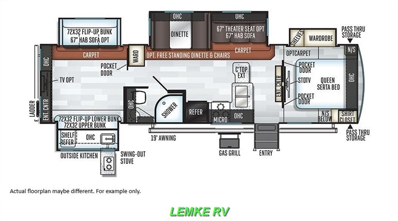 2019 Forest River Rockwood Signature Ultra Lite 8326BHS   - Photo 4 - Rocklin, CA 95677