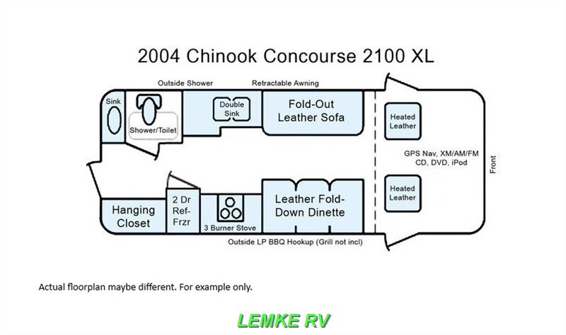 2004 Chinook Concourse XL 2100   - Photo 4 - Rocklin, CA 95677