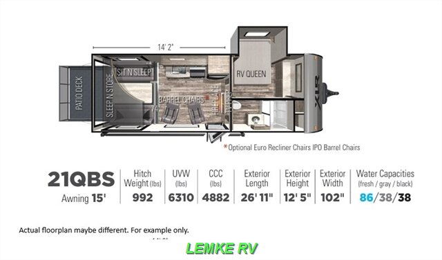2022 Forest River XLR Bost 21QBS   - Photo 4 - Rocklin, CA 95677