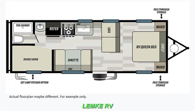 2021 Forest River Wildwood X-Lite T268BHFS   - Photo 4 - Rocklin, CA 95677