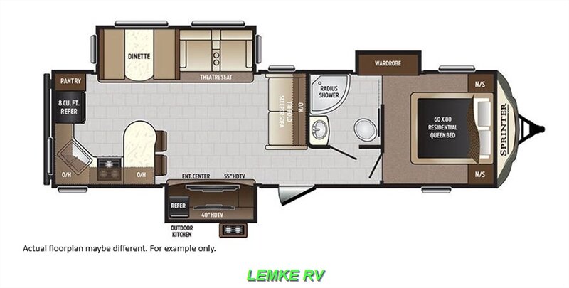 2017 Keystone Sprinter 312MLS   - Photo 4 - Rocklin, CA 95677