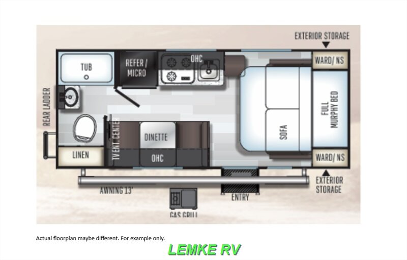 2019 Forest River Rockwood Geo Pro 19FD   - Photo 4 - Rocklin, CA 95677