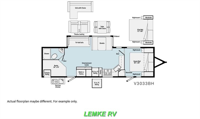 2022 Winnebago Voyage V3033BH   - Photo 4 - Rocklin, CA 95677
